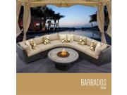 TKC Barbados 6 Piece Outdoor Wicker Patio Furniture Set