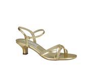 Benjamin Walk 897WO_08.0 Melanie Wide Shoes in Gold Metallic Size 8