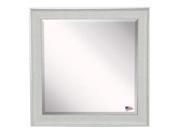 Rayne Mirrors R056SV American Made Vintage White Mirror