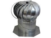 Air Vent 52605 12 in. Externally Braced Galvanized Turbine With Base