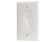 Audiovox VH64R Pass Thru Wall Plate White