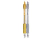 Pilot Corp Of America 34400 G2 Metallics Retractable Gel Ink Pen 2 Assorted Inks 0.7 Fine Point