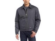 Dickies TJ15CH 3X LN Mens Ike Diw Lined Eisenhower Charcoal Jacket 3X LN