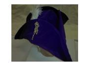 Alexander Costume 70 215 PUR Hat Swashbuckler Purple Medium