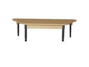Wood Designs HPL3060TRPZA1217 Trapezoidal High Pressure Laminate Table With Adjustable Legs 12 17 in.