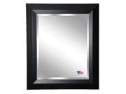 Rayne Mirrors Inc. F091020 American Made Rayne Solid Black Angle Frame 10 x 20 in.