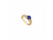 Fine Jewelry Vault UBJ8614Y14DS 101RS10 Sapphire Diamond Engagement Ring 14K Yellow Gold 3.00 CT Size 10