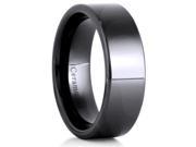 Doma Jewellery SSCER0277 Ceramic Ring 8 mm. Wide Size 7