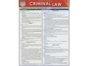 BarCharts 9781423219552 Criminal Law Quickstudy Easel