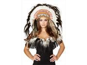 Roma Costume 14 H4471 AS O S Native American Headdress One Size