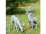 Large Verdi Aluminum Deer Couple for the Garden
