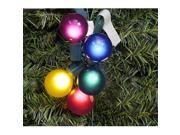 NorthLight G50 Globe Replacement Christmas Light Bulbs For C7 Socket Multi Satin 10 Pack