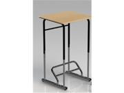 Stand2Learn S2LK04.B.M.X.K Ergonomical Stand Biased Student Desk For Kinder 4Th Grade Maple