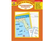 Evan Moor Educational Publishers 3717 Geography Centers Grades 2 3