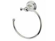 Homewerks 624054 Baypointe Swirl Towel Ring Chrome