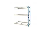 Hallowell HBR723687 3A PB 72 W x 36 D x 87 H in. Bulk Storage Rack Steel