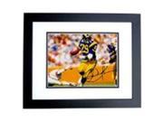 Real Deal Memorabilia EDickerson8x10 9BF Eric Dickerson Autographed Los Angeles Rams 8 x 10 Photo Black Custom Frame