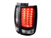 Spec D Tuning LT EPED97JMLED RS LED Tail Lights for 97 to 01 Ford Expedition Black 10 x 10 x 17 in.