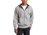 Dickies TW382AG LT Mens Thermal Lined Front Metal Zipper Ash Gray Fleece Jacket Large Tall