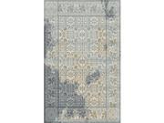 DynamicRugs RT101490275934 90275 Royal Treasure Collection 9.2 x 12.10 in. Transitional Rectangle Rug Soft Blue Mocha