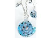 Unison Gifts KA 1976 18 21 in. Spiral Shell Turquoise Necklace