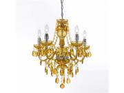 Angelo Lighting 8523 5H Fulton Chandelier Yellow