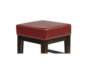 Office Star Metro Collection 30 Square Stool in Red