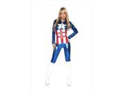 Roma Costume 14 4345 AS L 2 Pieces Sexy American Hero Large