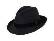 Dorfman Pacific W5052 BLK3 Raw Edge Felt Safari Hat Black Large