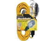 Prime Wire Cable TL010630 50 ft. 16 03 15 SJTW Yellow Metal Guard Worklight Outlet