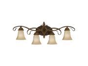 Feiss VS10904 ATS Sonoma Valley 4 Light Vanity Fixture Aged Tortoise Shell