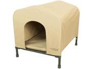 Heininger Holdings 3095 HoundHouse Medium Khaki Dog Kennel.