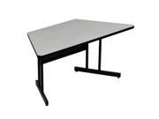 CORRELL WS3060TR 21 Desk Height High Pressure Computer And Training Table Cherry