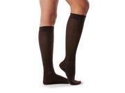 Sigvaris All Season Wool 152CB11 15 20mmHg Womens Closed Toe Calf Socks Brown Size B