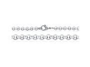 Doma Jewellery SSSSN01422 Stainless Steel Necklace Rolo Style 4.0 mm. Length 18 1 22 in.