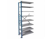 Hallowell AH7513 1807PB Hallowell H Post High Capacity Shelving 36 in. W x 18 in. D x 87 in. H 707 Marine Blue Posts and Side Sway Braces