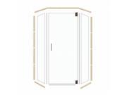 American Bath Factory N4842FL OB Neo 48 x 42 in. Old World Bronze Glass With Flagstaff Threshold