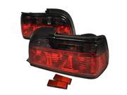 Spec D Tuning LT E362RG APC 3 Series Altezza 2 Door Tail Light for 92 to 98 BMW E36 Red Smoke 5 x 16 x 19 in.