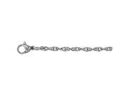 Doma Jewellery SSSSN05024 Stainless Steel Necklace Rope Style 2.2 mm. Length 18 1 24 in.