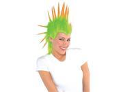 Amscan 394561 Neon Green Orange Mohawk Wig Pack of 3