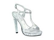 Benjamin Walk 547MO_09.5 Darcy Shoes in Silver Metallic Glitter Size 9.5