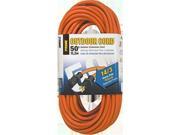 Prime Wire Cable EC501730 50 ft. 14 03 15 SJTW Orange Outdoor Extension Cord
