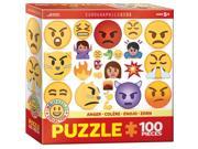 EuroGraphics 6100 0868 Emoji Anger Puzzle 100 Pieces