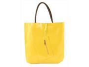 Catherine Lillywhite GC1118YL 14 X 14 in. Yellow Patent Handbag