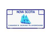 Smart Blonde BP 125 Nova Scotia State Background Novelty Bicycle License Plate