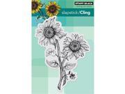 Penny Black PB40312 Penny Black Cling Rubber Stamp 4 in. x 6 in. Sheet Sunny Pair
