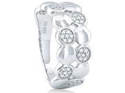 Doma Jewellery SSRZ6807 Sterling Silver Ring With Micro Set CZ Size 7