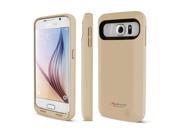 Alpatronix BC APX 201 G Bx410 Samsung Galaxy S6 Battery Case Charger Power Bank Gold
