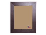 Rayne Mirrors Inc. F221236 American Made Rayne Wide Brown Leather Frame 12 x 36 in.