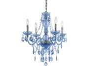 Elements 8352 4H Naples Mini Chandelier In Hand Polished